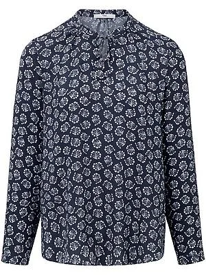 Bluse zum Schlupfen Peter Hahn blau