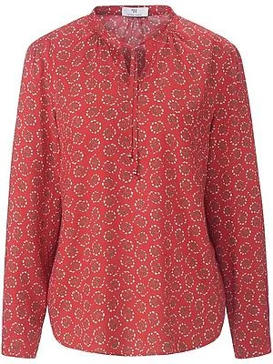 Bluse zum Schlupfen Peter Hahn rot