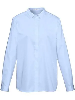 Bluse im Oversized-Schnitt Peter Hahn blau