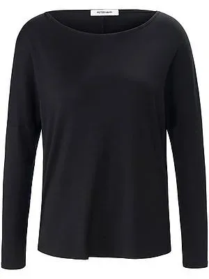 Rundhals-Shirt Peter Hahn schwarz