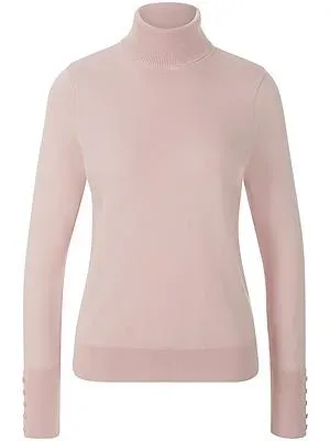 Rollkragen-Pullover aus 100% SUPIMA®-Baumwolle Peter Hahn rosé