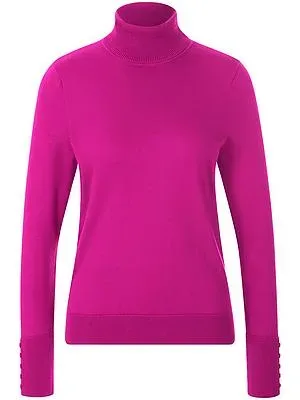 Rollkragen-Pullover aus 100% SUPIMA®-Baumwolle Peter Hahn pink