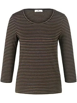 Rundhals-Shirt 3/4-Arm Peter Hahn schwarz