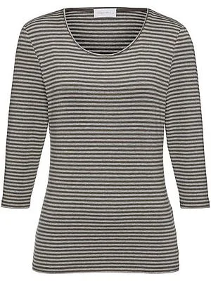 Rundhals-Shirt 3/4-Arm Peter Hahn braun