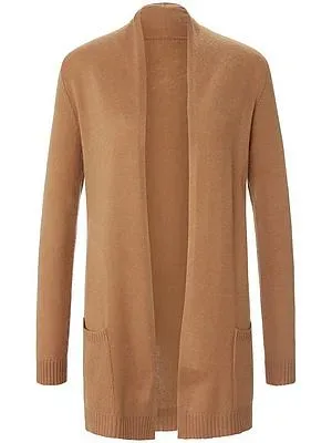 Strickjacke aus 100% Premium-Kaschmir Peter Hahn braun
