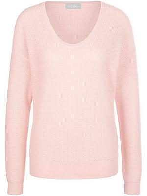 Rundhals-Pullover aus Seide und Kaschmir include orange