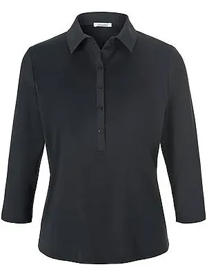 Polo-Shirt 3/4-Arm Efixelle schwarz