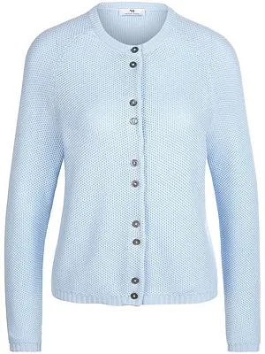 Strickjacke aus 100% SUPIMA®-Baumwolle Peter Hahn blau