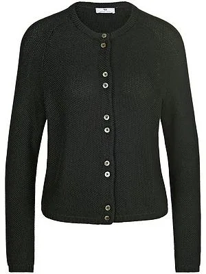 Strickjacke aus 100% SUPIMA®-Baumwolle Peter Hahn schwarz