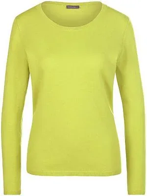 Rundhals-Pullover aus Kaschmir Peter Hahn grün