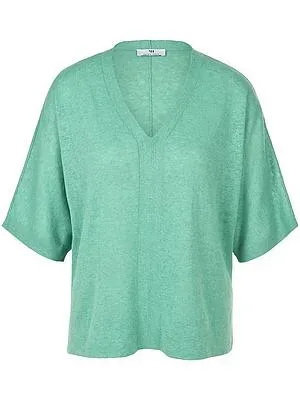 V-Pullover im Oversized-Style Peter Hahn grün