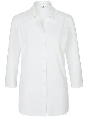 Jersey-Bluse 3/4-Arm Peter Hahn weiss
