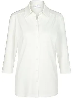 Jersey-Bluse 3/4-Arm Peter Hahn weiss