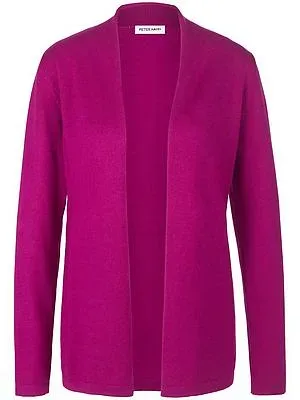 Strickjacke Modell Caro aus Seide und Kaschmir Peter Hahn pink