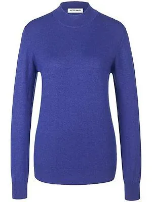 Stehbund-Pullover Modell Sabrina aus Seide und Kas Peter Hahn lila