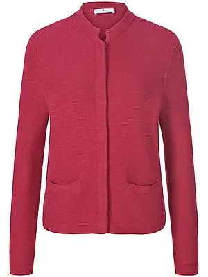 Strickjacke aus 100% SUPIMA®-Baumwolle Peter Hahn pink