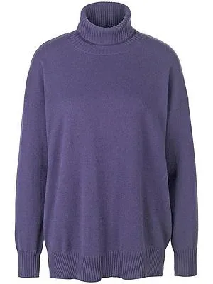 Pullover aus 100% Kaschmir Peter Hahn Cashmere lila