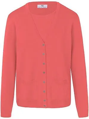 Twinset aus 100% Schurwolle-Pure Tasmanian Wool Peter Hahn pink