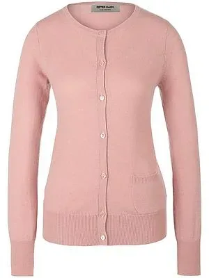 Strickjacke aus 100% Premium-Kaschmir Peter Hahn rosé