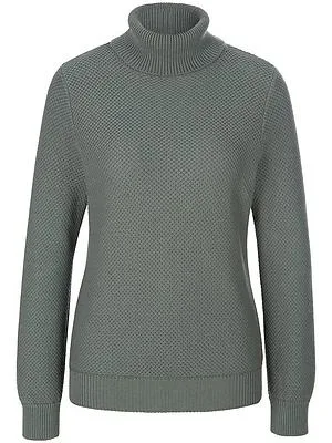 Rollkragen-Pullover Peter Hahn grün