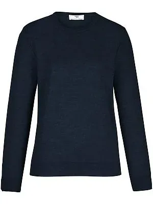 Pullover aus 100% Schurwolle-Pure Tasmanian Wool Peter Hahn blau
