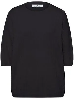 Rundhals-Pullover Peter Hahn schwarz