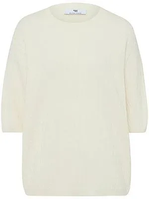 Rundhals-Pullover Peter Hahn weiss