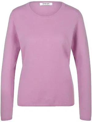 Rundhals-Pullover aus Kaschmir Peter Hahn lila