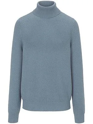 Rollkragen-Pullover Peter Hahn blau