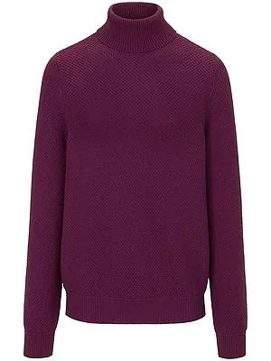Rollkragen-Pullover Peter Hahn rot