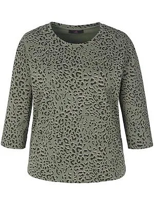 Sweatshirt 3/4-Arm Emilia Lay grün