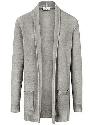 Cardigan aus 100% Schurwolle Peter Hahn grau