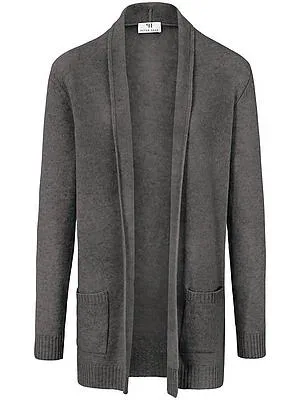 Cardigan aus 100% Schurwolle Peter Hahn grau