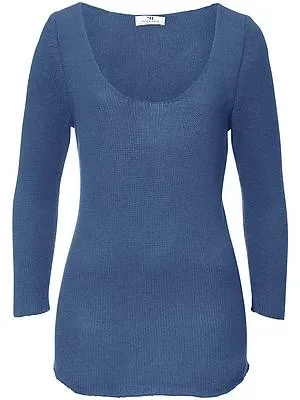 Pullover aus 100% Premium-Kaschmir Peter Hahn blau