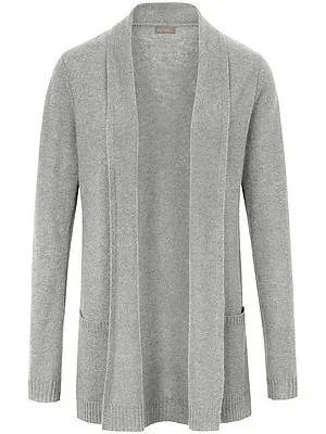 Strickjacke aus 100% Premium-Kaschmir Peter Hahn grau