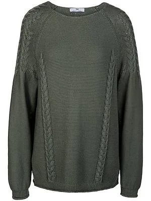 Rundhals-Pullover Peter Hahn grün