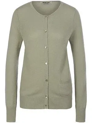 Strickjacke aus 100% Premium-Kaschmir Peter Hahn grün