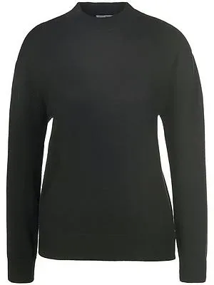 Pullover aus 100% Schurwolle Biella Yarn Peter Hahn schwarz