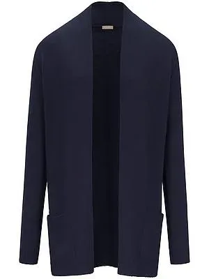 Strickjacke aus 100% Premium-Kaschmir Peter Hahn blau