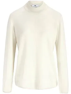 Pullover aus 100% Schurwolle Pure Tasmanian Wool Peter Hahn weiss