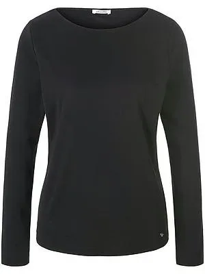 Shirt U-Boot-Ausschnitt Efixelle schwarz