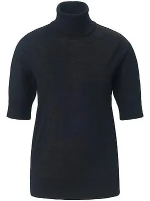 Rollkragen-Pullover Peter Hahn schwarz