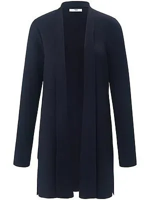 Long-Strickjacke Peter Hahn blau