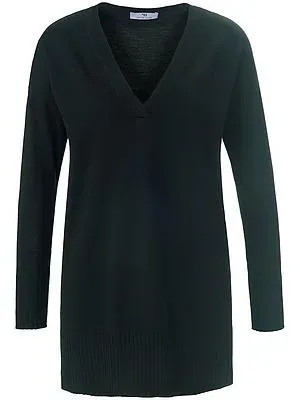 V-Pullover Peter Hahn schwarz