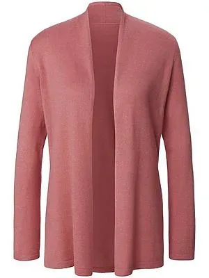 Strickjacke Modell Caro aus Seide und Kaschmir Peter Hahn rosé