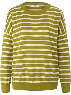 Rundhals-Pullover aus 100% SUPIMA®-Baumwolle Peter Hahn grün