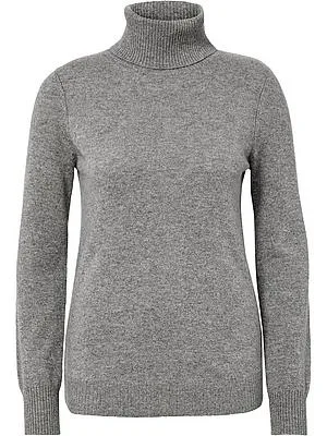 Rollkragen-Pullover aus 100% Premium-Kaschmir Peter Hahn grau
