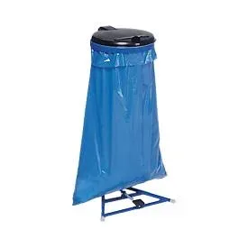 Müllsackständer mit Fusspedal, enzianblau