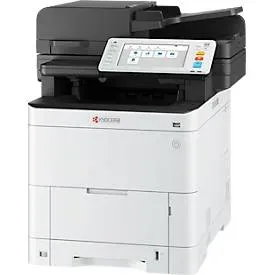 Multifunktionsdrucker Kyocera ECOSYS MA4000cix Plus, erweiterte Garantie, Drucken/Kopieren/Scannen, B 480 × T 578 × H 572 mm, weiss-schwarz