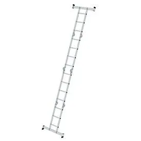 MUNK Günzburger Steigtechnik 031324 Aluminium Sprossen-Vielzweckleiter 20.5 kg